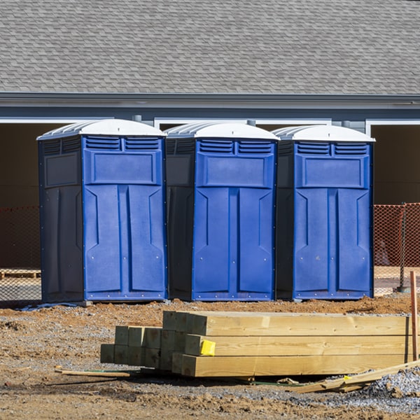 is there a specific order in which to place multiple porta potties in Lake Bronson MN